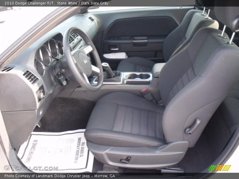 Stone White / Dark Slate Gray 2010 Dodge Challenger R/T