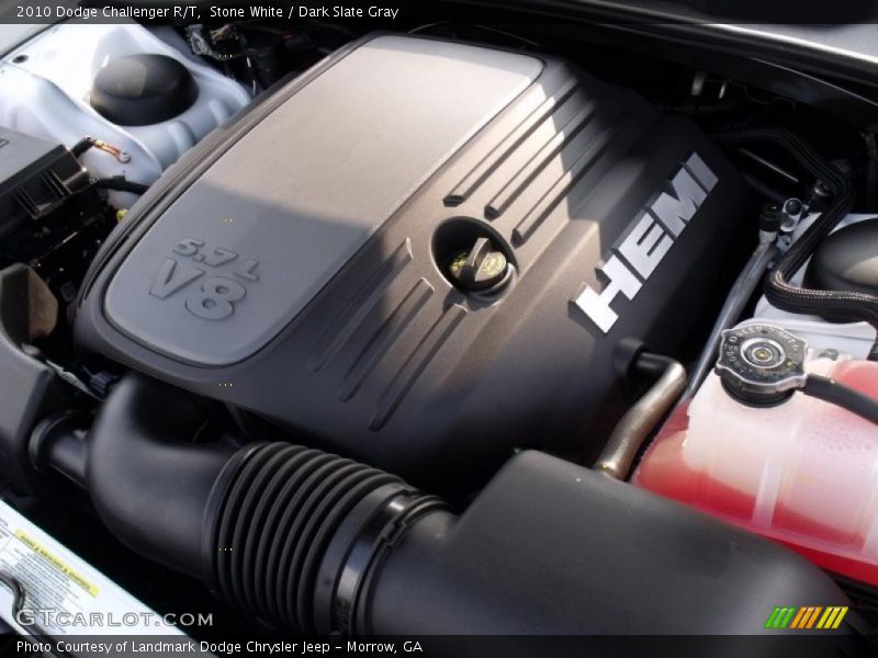 Stone White / Dark Slate Gray 2010 Dodge Challenger R/T