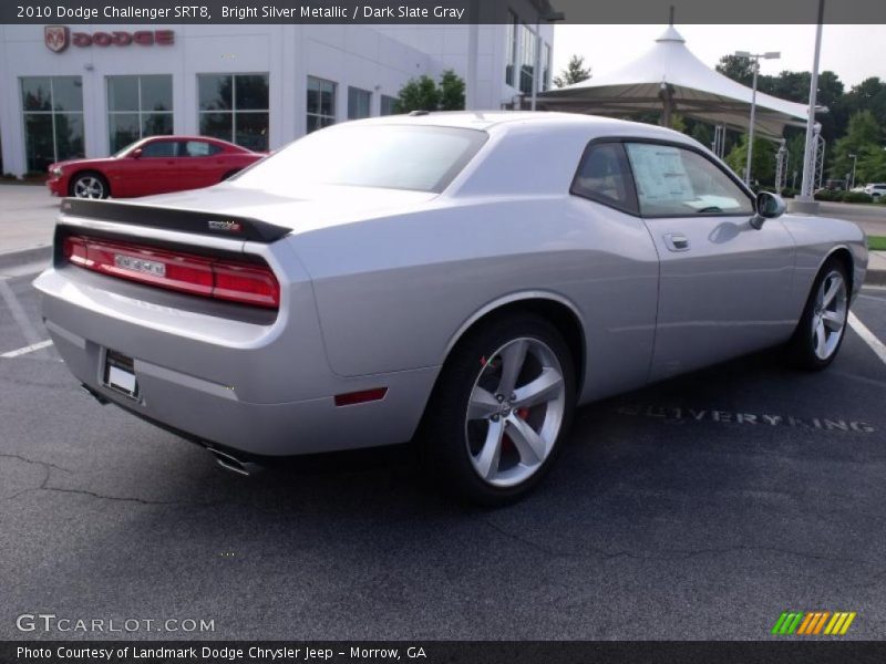 Bright Silver Metallic / Dark Slate Gray 2010 Dodge Challenger SRT8