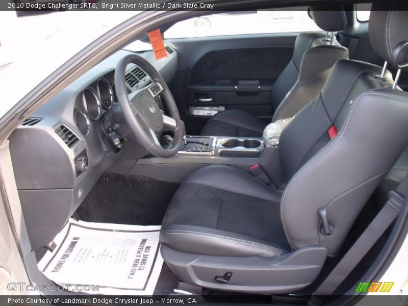 Bright Silver Metallic / Dark Slate Gray 2010 Dodge Challenger SRT8