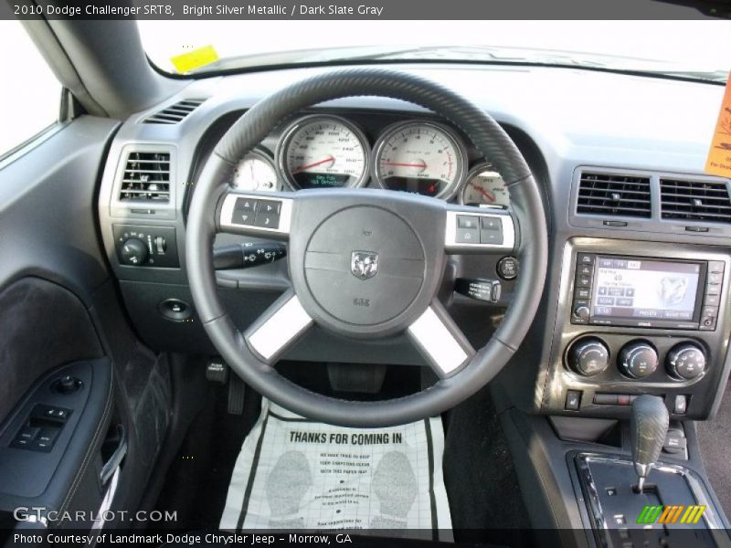 Bright Silver Metallic / Dark Slate Gray 2010 Dodge Challenger SRT8