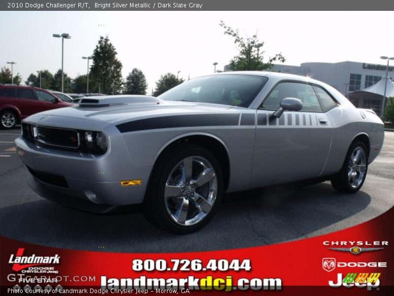 Bright Silver Metallic / Dark Slate Gray 2010 Dodge Challenger R/T