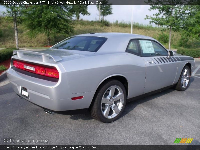 Bright Silver Metallic / Dark Slate Gray 2010 Dodge Challenger R/T