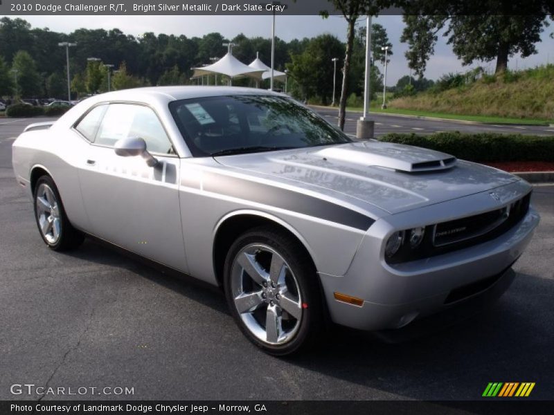 Bright Silver Metallic / Dark Slate Gray 2010 Dodge Challenger R/T