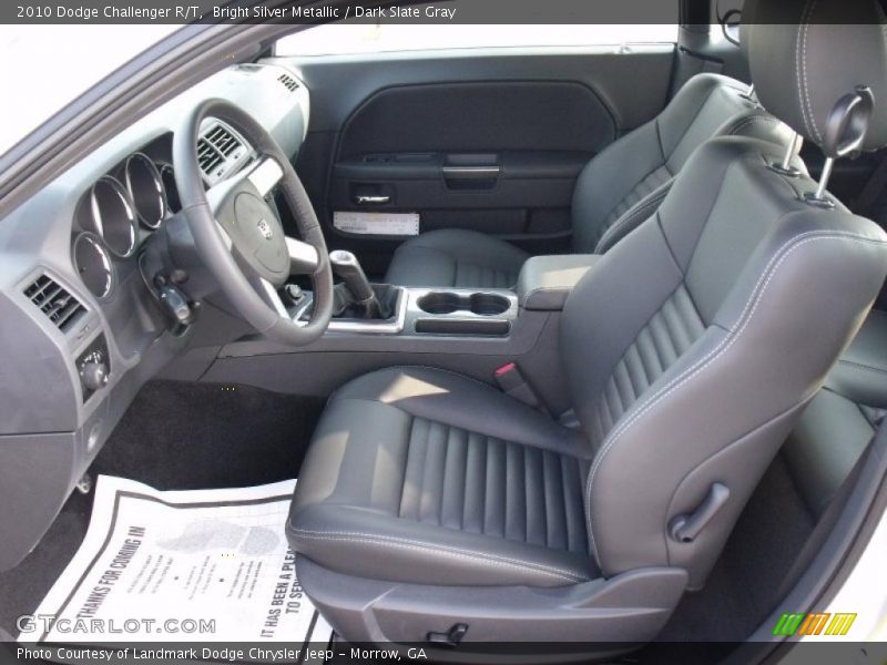 Bright Silver Metallic / Dark Slate Gray 2010 Dodge Challenger R/T