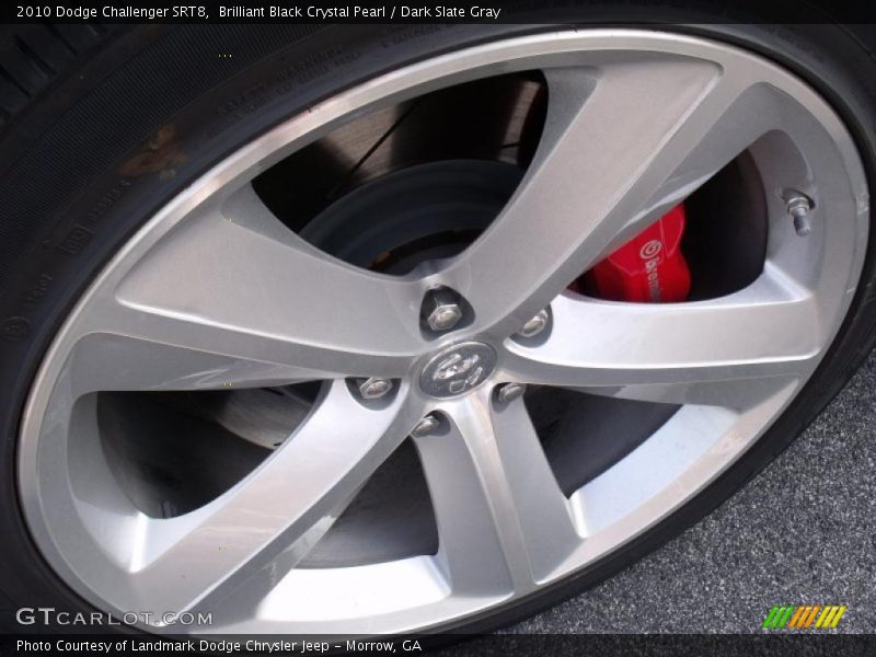 Brilliant Black Crystal Pearl / Dark Slate Gray 2010 Dodge Challenger SRT8