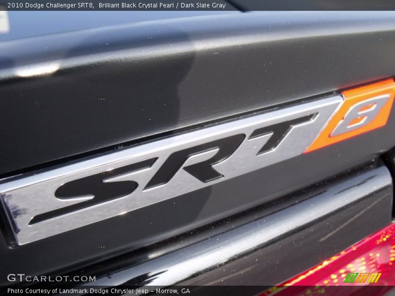 Brilliant Black Crystal Pearl / Dark Slate Gray 2010 Dodge Challenger SRT8