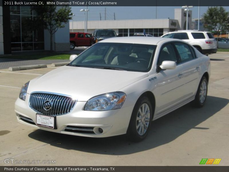 White Diamond TriCoat / Cocoa/Cashmere 2011 Buick Lucerne CX