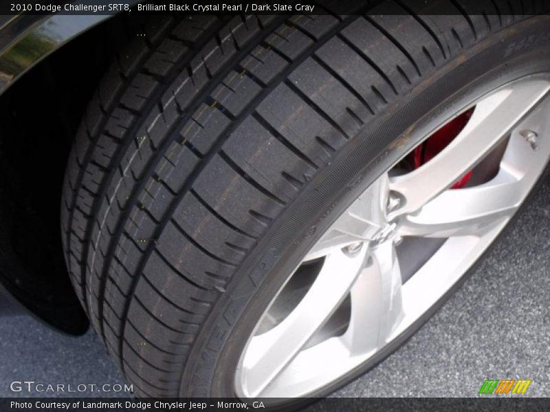 Brilliant Black Crystal Pearl / Dark Slate Gray 2010 Dodge Challenger SRT8
