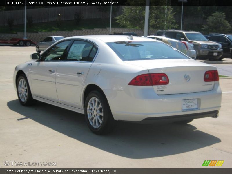 White Diamond TriCoat / Cocoa/Cashmere 2011 Buick Lucerne CX