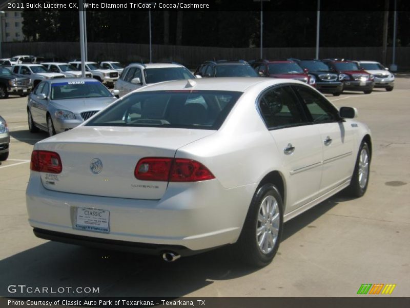 White Diamond TriCoat / Cocoa/Cashmere 2011 Buick Lucerne CX