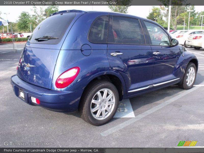 Deep Water Blue Pearl / Pastel Slate Gray 2010 Chrysler PT Cruiser Classic