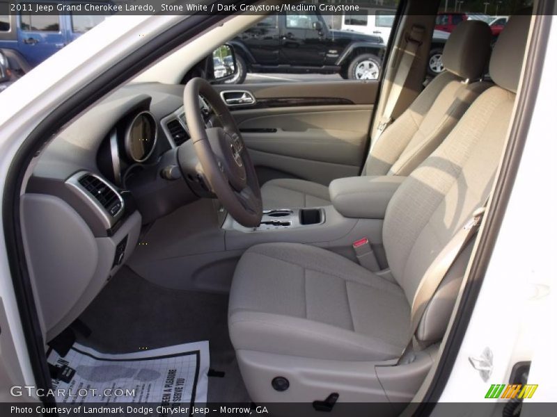 Stone White / Dark Graystone/Medium Graystone 2011 Jeep Grand Cherokee Laredo