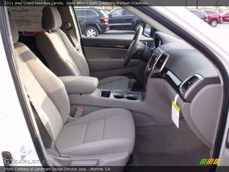 Stone White / Dark Graystone/Medium Graystone 2011 Jeep Grand Cherokee Laredo