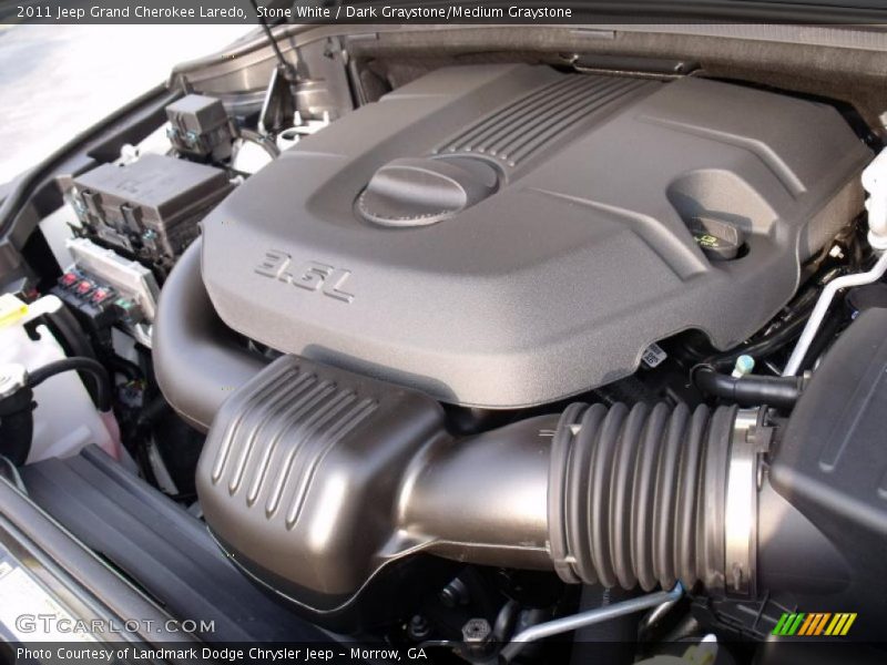 Stone White / Dark Graystone/Medium Graystone 2011 Jeep Grand Cherokee Laredo