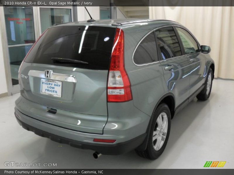 Opal Sage Metallic / Ivory 2010 Honda CR-V EX-L