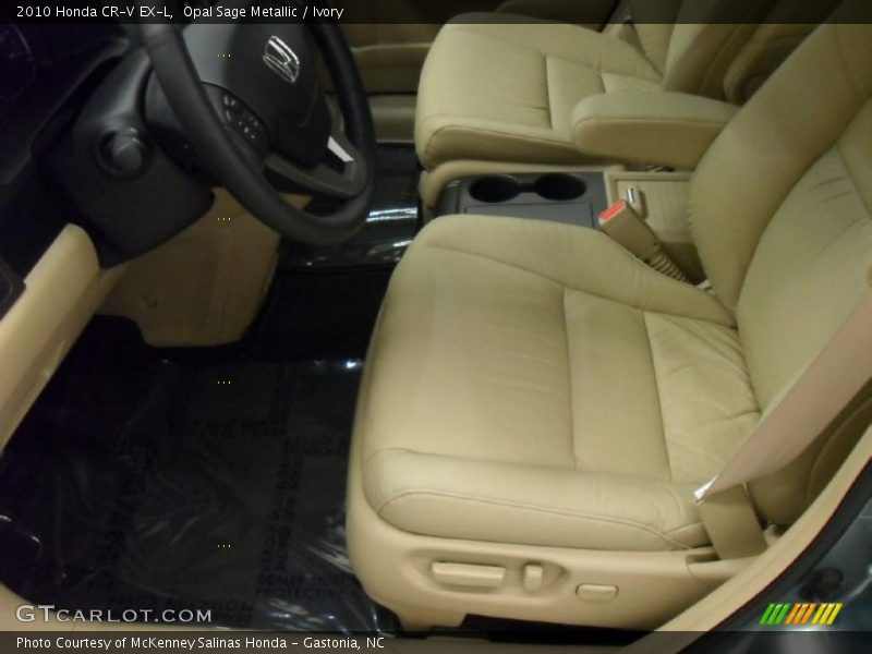 Opal Sage Metallic / Ivory 2010 Honda CR-V EX-L