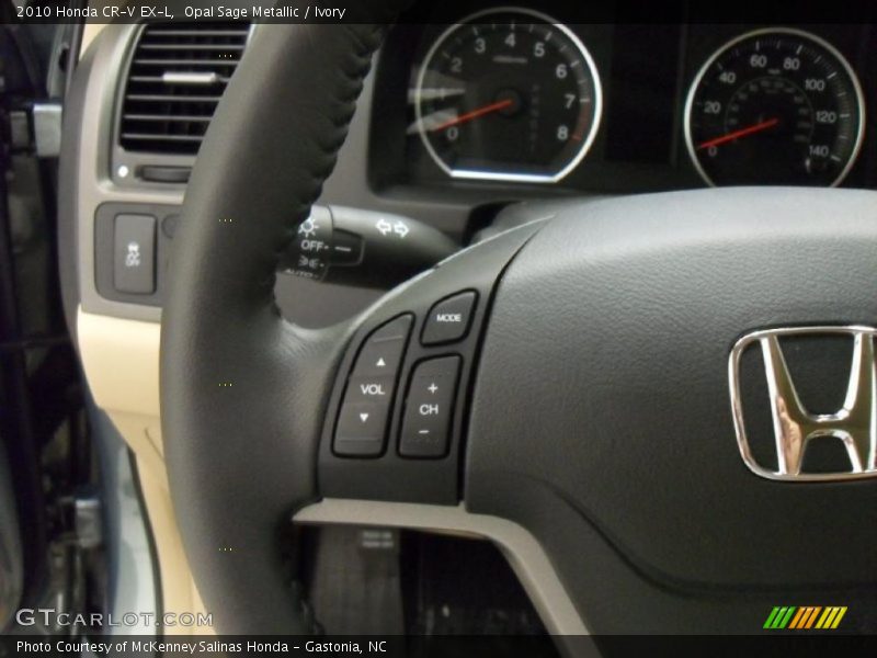Opal Sage Metallic / Ivory 2010 Honda CR-V EX-L