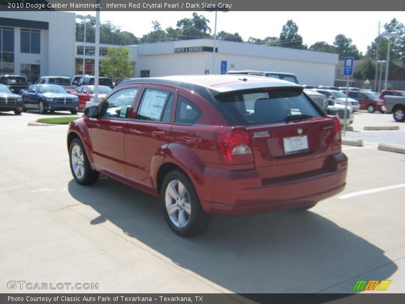 Inferno Red Crystal Pearl / Dark Slate Gray 2010 Dodge Caliber Mainstreet