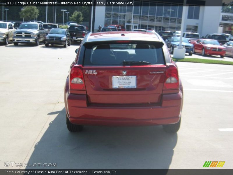 Inferno Red Crystal Pearl / Dark Slate Gray 2010 Dodge Caliber Mainstreet