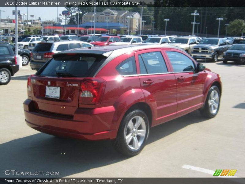 Inferno Red Crystal Pearl / Dark Slate Gray 2010 Dodge Caliber Mainstreet