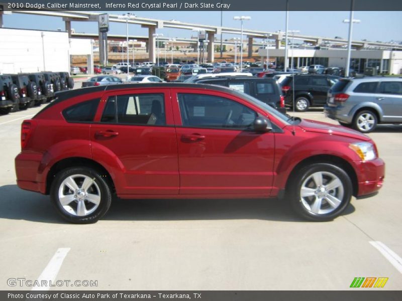 Inferno Red Crystal Pearl / Dark Slate Gray 2010 Dodge Caliber Mainstreet