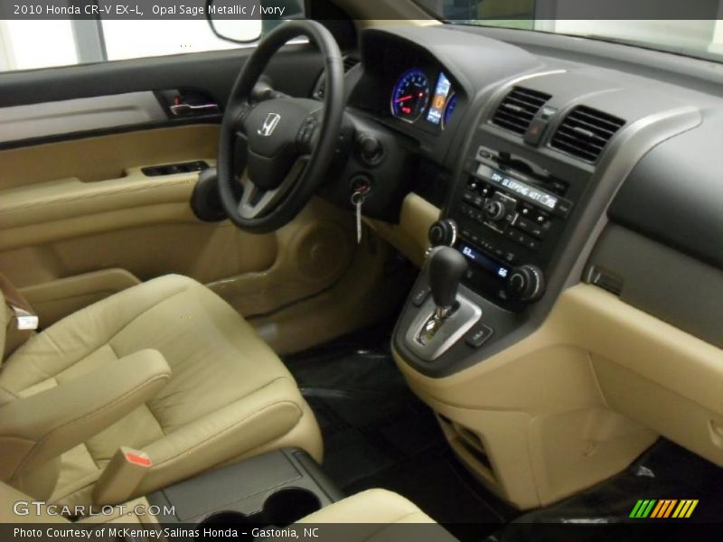 Opal Sage Metallic / Ivory 2010 Honda CR-V EX-L