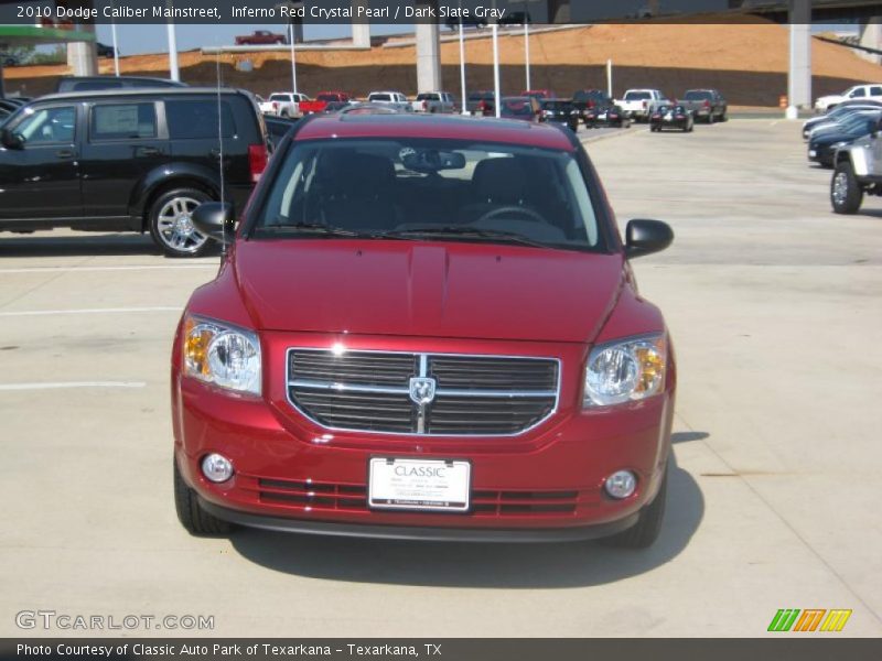 Inferno Red Crystal Pearl / Dark Slate Gray 2010 Dodge Caliber Mainstreet