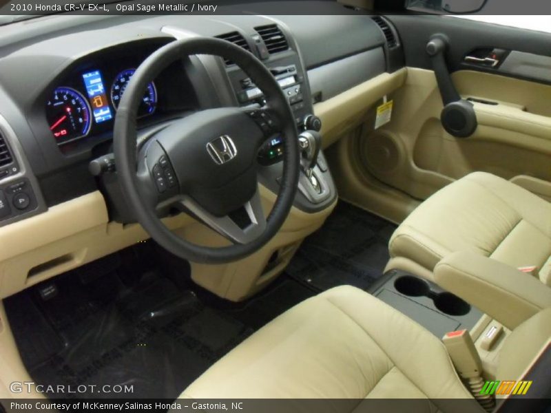 Opal Sage Metallic / Ivory 2010 Honda CR-V EX-L