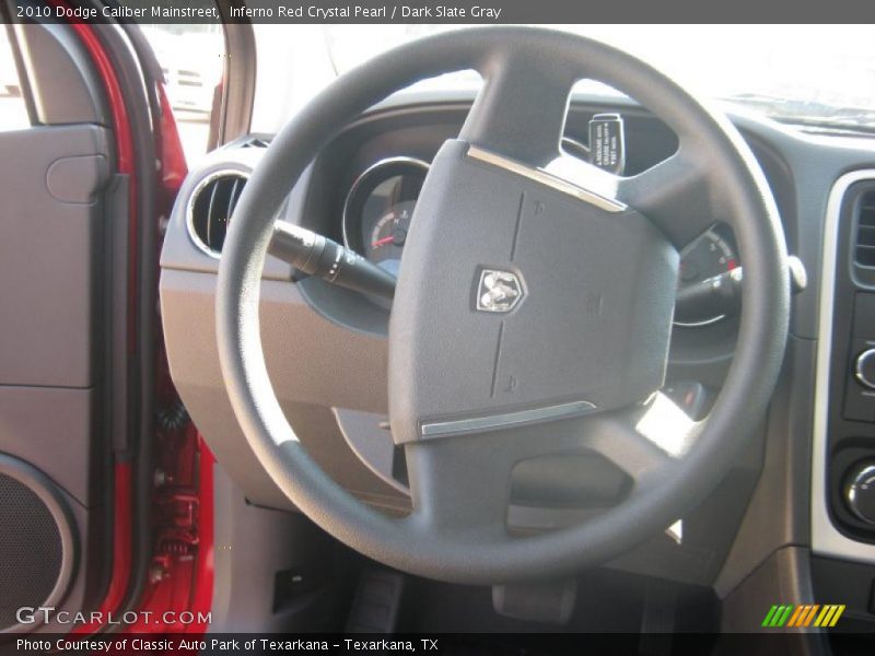 Inferno Red Crystal Pearl / Dark Slate Gray 2010 Dodge Caliber Mainstreet