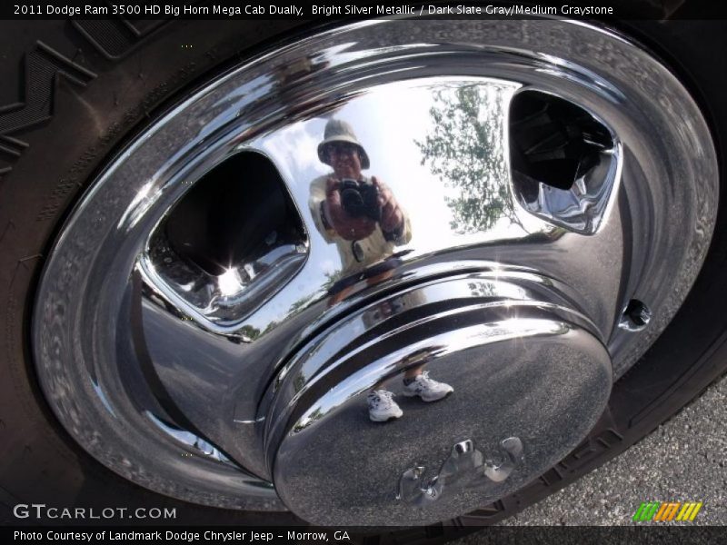 Bright Silver Metallic / Dark Slate Gray/Medium Graystone 2011 Dodge Ram 3500 HD Big Horn Mega Cab Dually