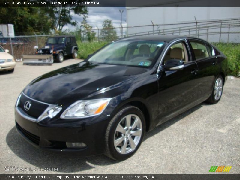 Obsidian Black / Cashmere 2008 Lexus GS 350 AWD