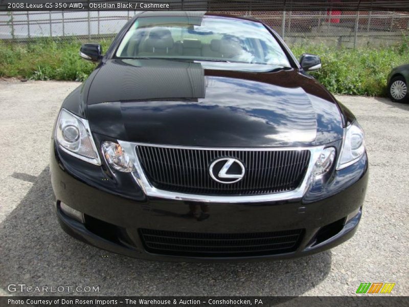 Obsidian Black / Cashmere 2008 Lexus GS 350 AWD