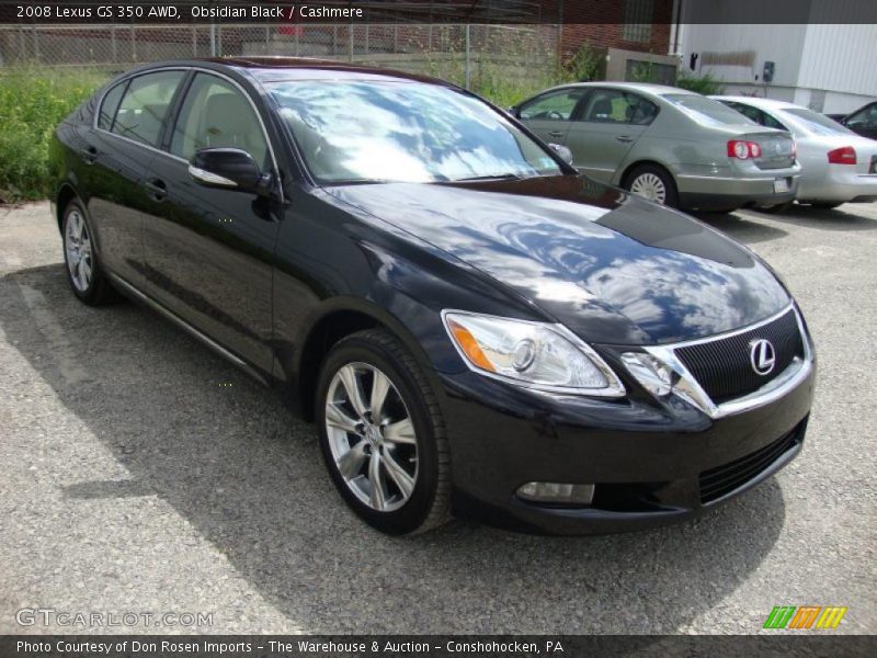 Obsidian Black / Cashmere 2008 Lexus GS 350 AWD