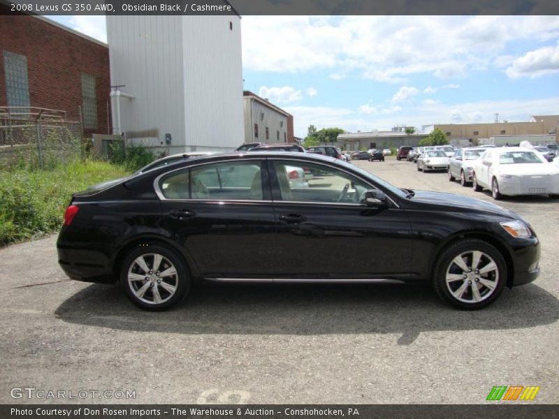 Obsidian Black / Cashmere 2008 Lexus GS 350 AWD