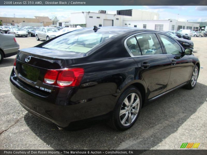 Obsidian Black / Cashmere 2008 Lexus GS 350 AWD