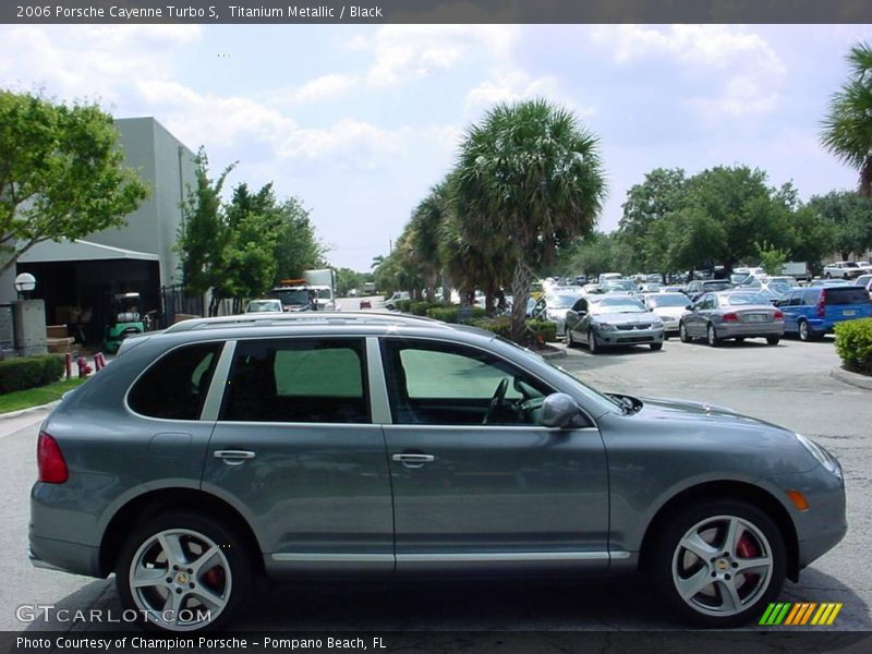 Titanium Metallic / Black 2006 Porsche Cayenne Turbo S