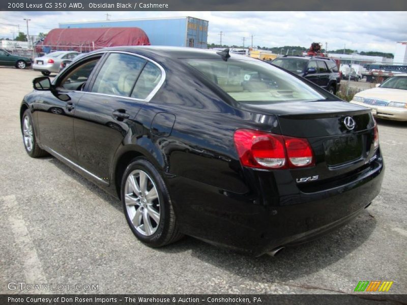 Obsidian Black / Cashmere 2008 Lexus GS 350 AWD