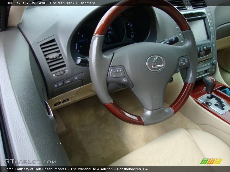 Obsidian Black / Cashmere 2008 Lexus GS 350 AWD