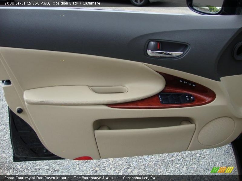 Obsidian Black / Cashmere 2008 Lexus GS 350 AWD