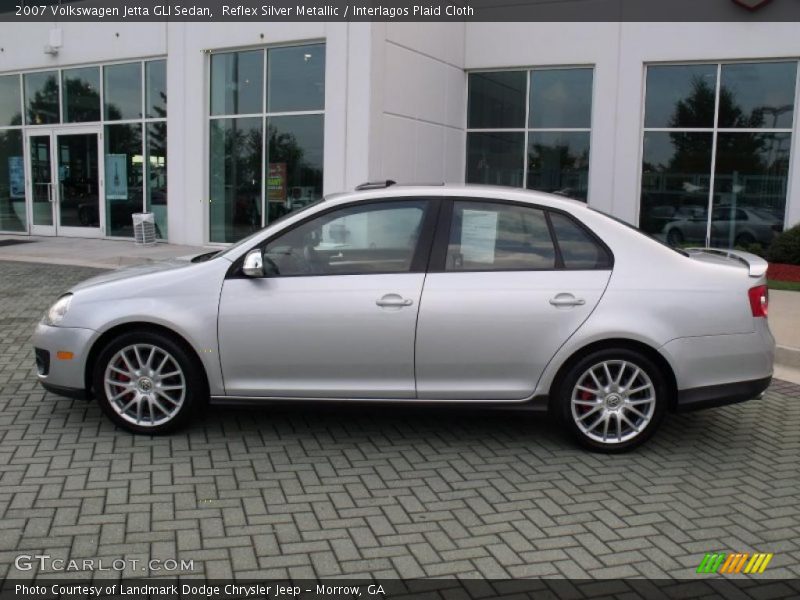 Reflex Silver Metallic / Interlagos Plaid Cloth 2007 Volkswagen Jetta GLI Sedan