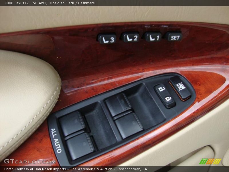 Obsidian Black / Cashmere 2008 Lexus GS 350 AWD