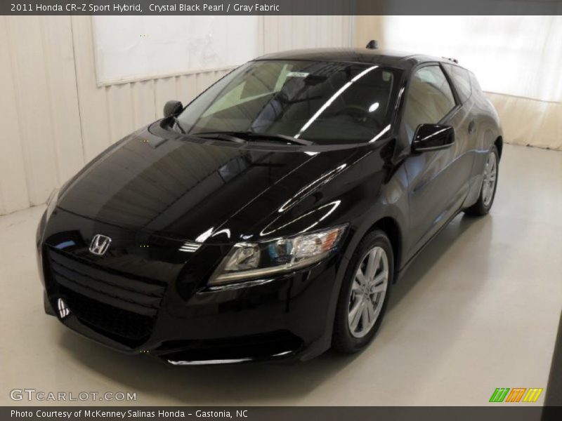 Crystal Black Pearl / Gray Fabric 2011 Honda CR-Z Sport Hybrid