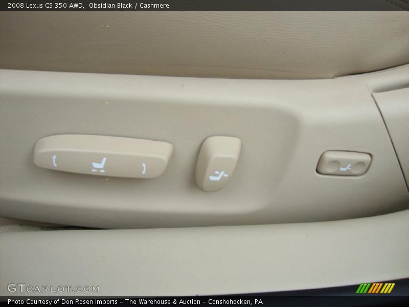 Obsidian Black / Cashmere 2008 Lexus GS 350 AWD