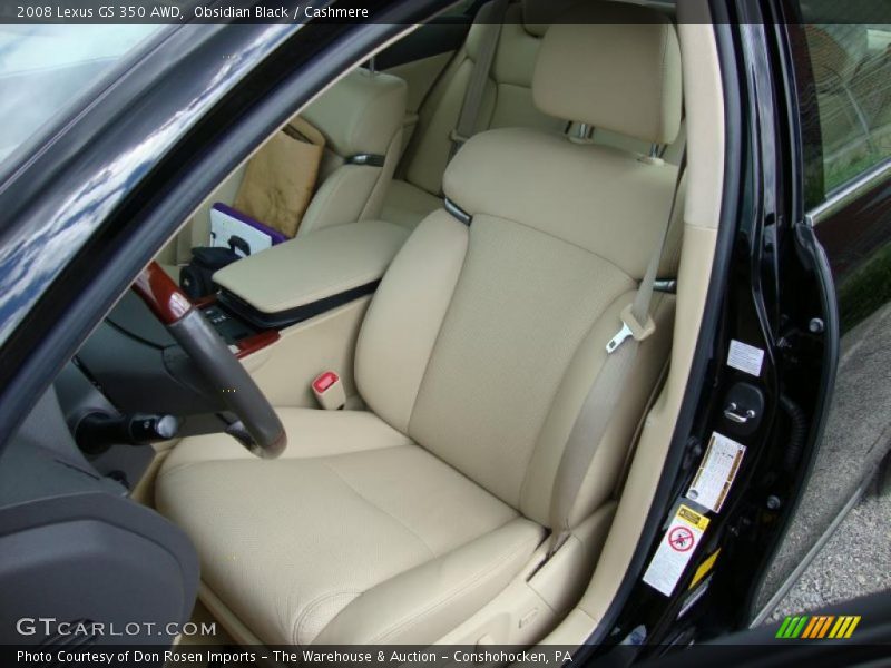 Obsidian Black / Cashmere 2008 Lexus GS 350 AWD