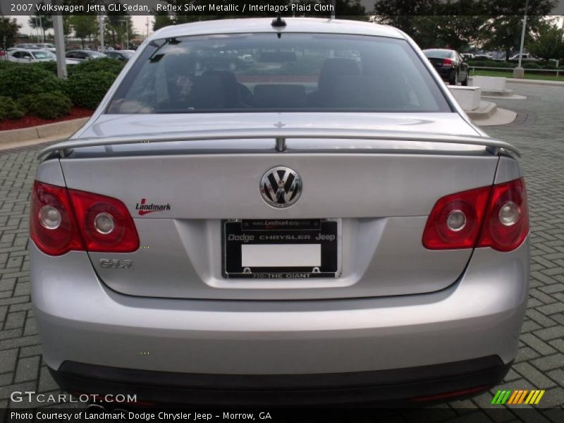Reflex Silver Metallic / Interlagos Plaid Cloth 2007 Volkswagen Jetta GLI Sedan