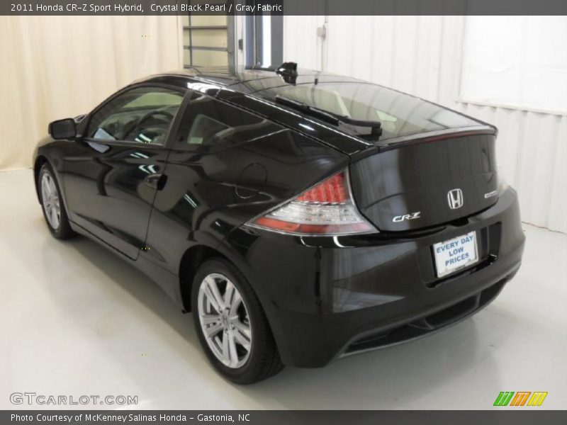 Crystal Black Pearl / Gray Fabric 2011 Honda CR-Z Sport Hybrid
