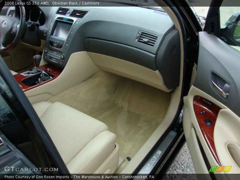 Obsidian Black / Cashmere 2008 Lexus GS 350 AWD