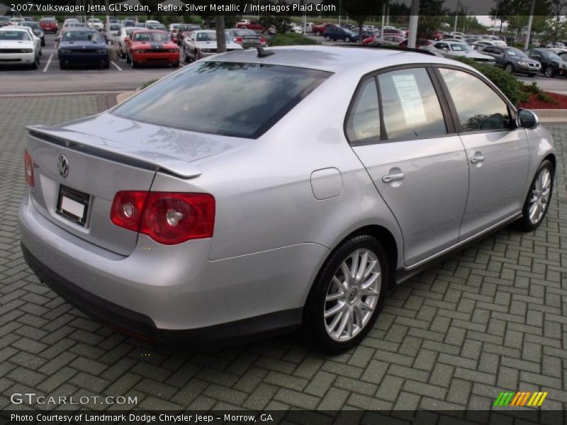 Reflex Silver Metallic / Interlagos Plaid Cloth 2007 Volkswagen Jetta GLI Sedan