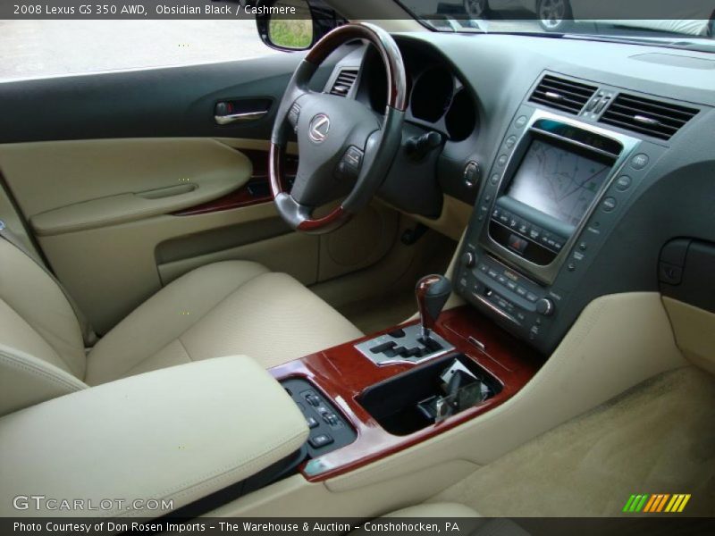 Obsidian Black / Cashmere 2008 Lexus GS 350 AWD